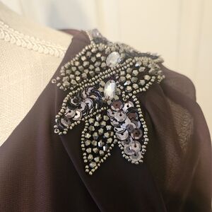 Elegant Purple Maxi Dress